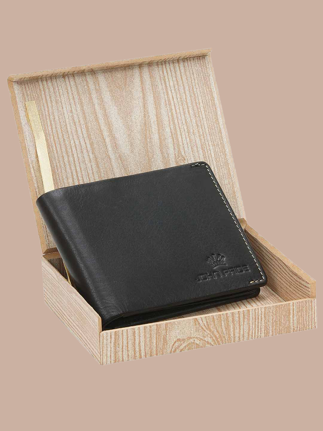 Badab Black Leather Wallet