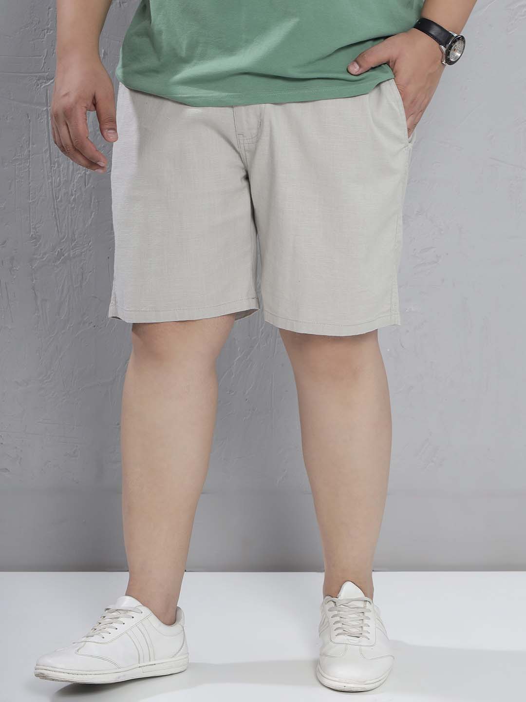 Ivory Elasticated Shorts