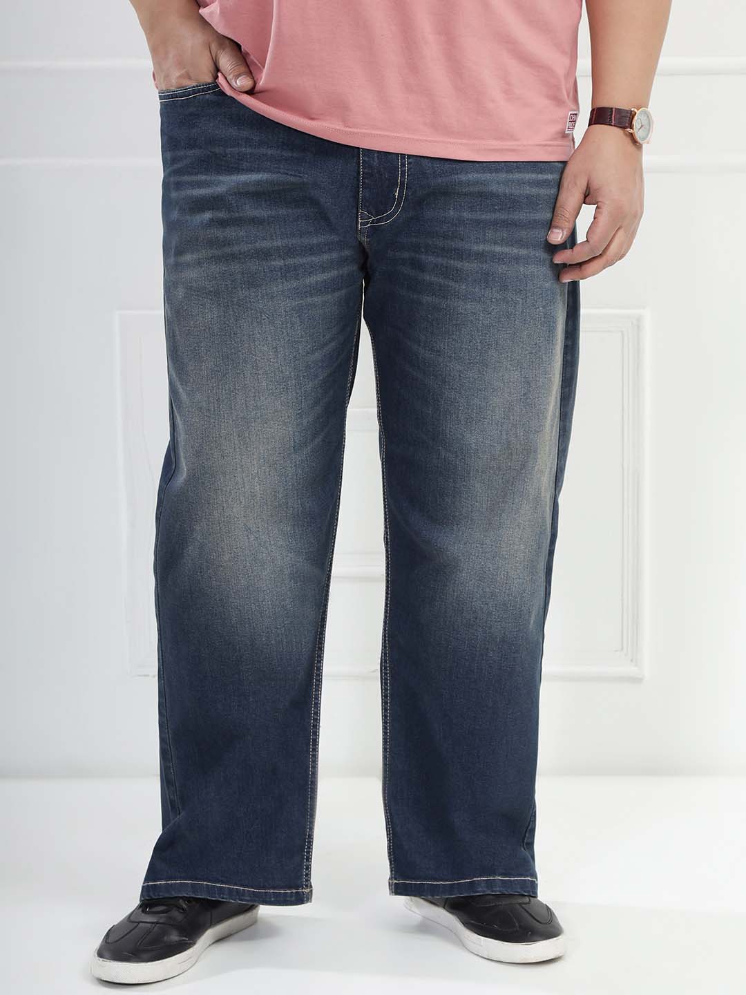 Indigo Grunge Baggy Jeans