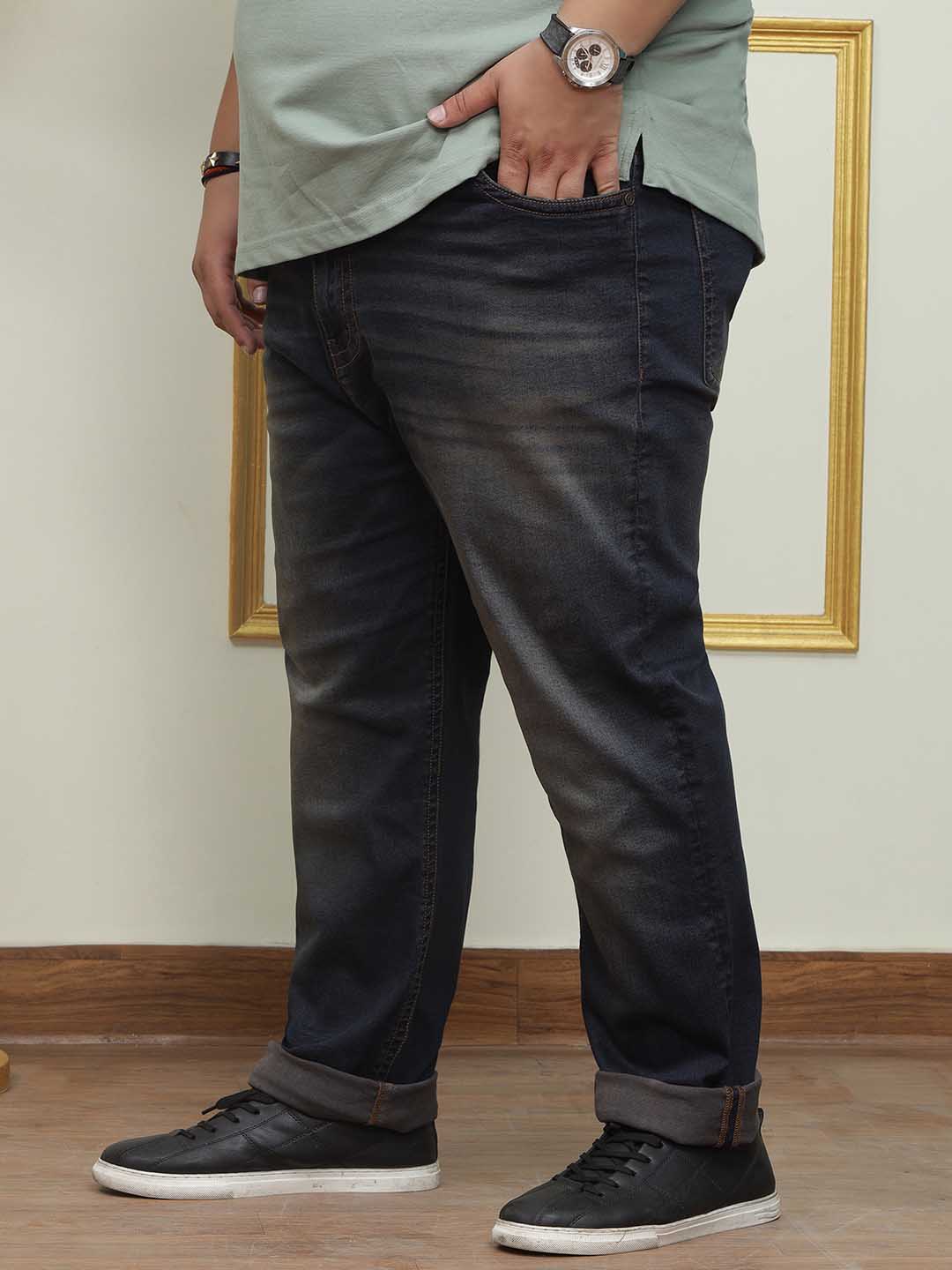 Duststone Blue Elasticated Jeans