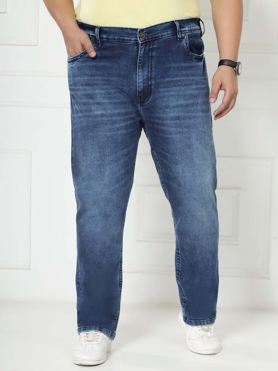 Blue Flex Elasticated Jeans