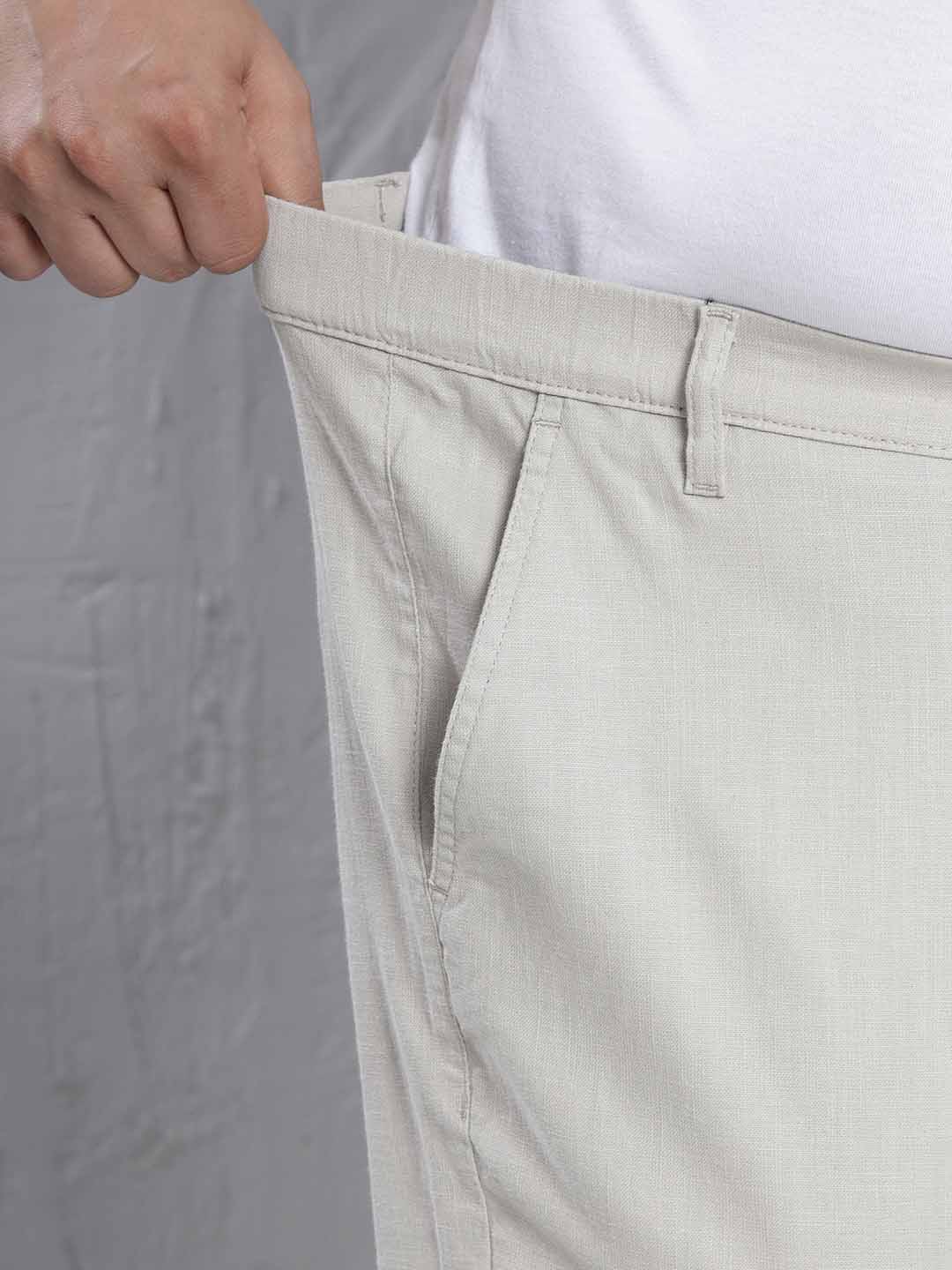 Sandstone Elasticated Chinos