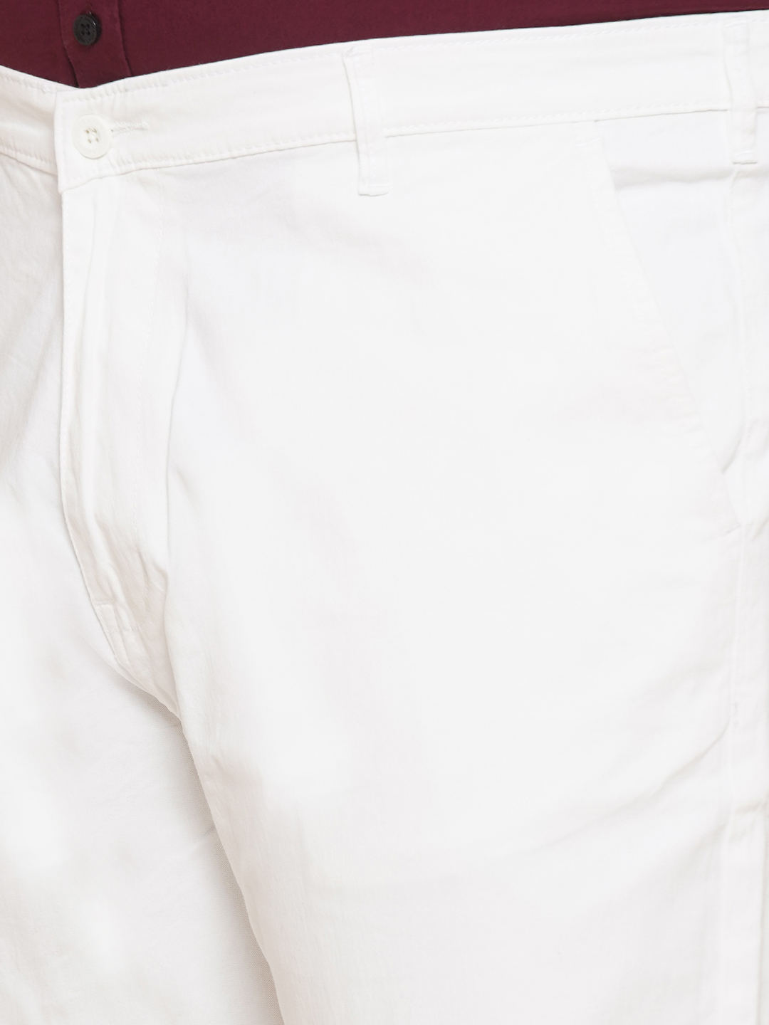 White Casual Trousers