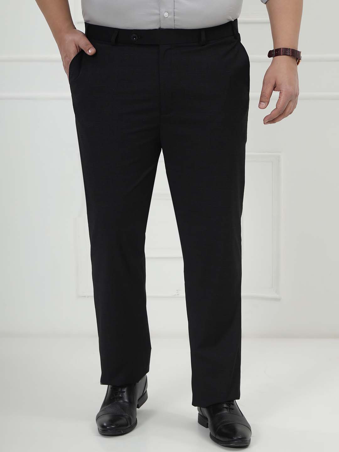 Onyx Grid Formal Trousers