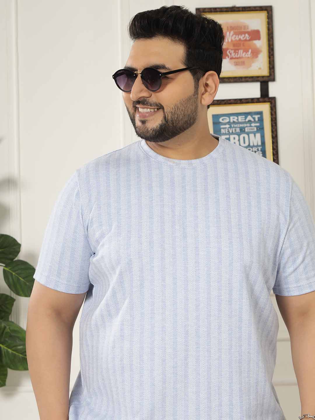 Azure Stripe Co-ord Set