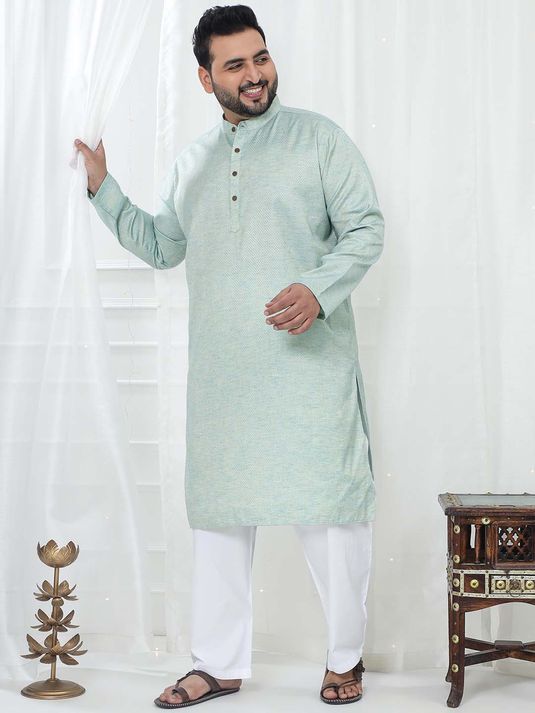 Sea Breeze Silk Kurta