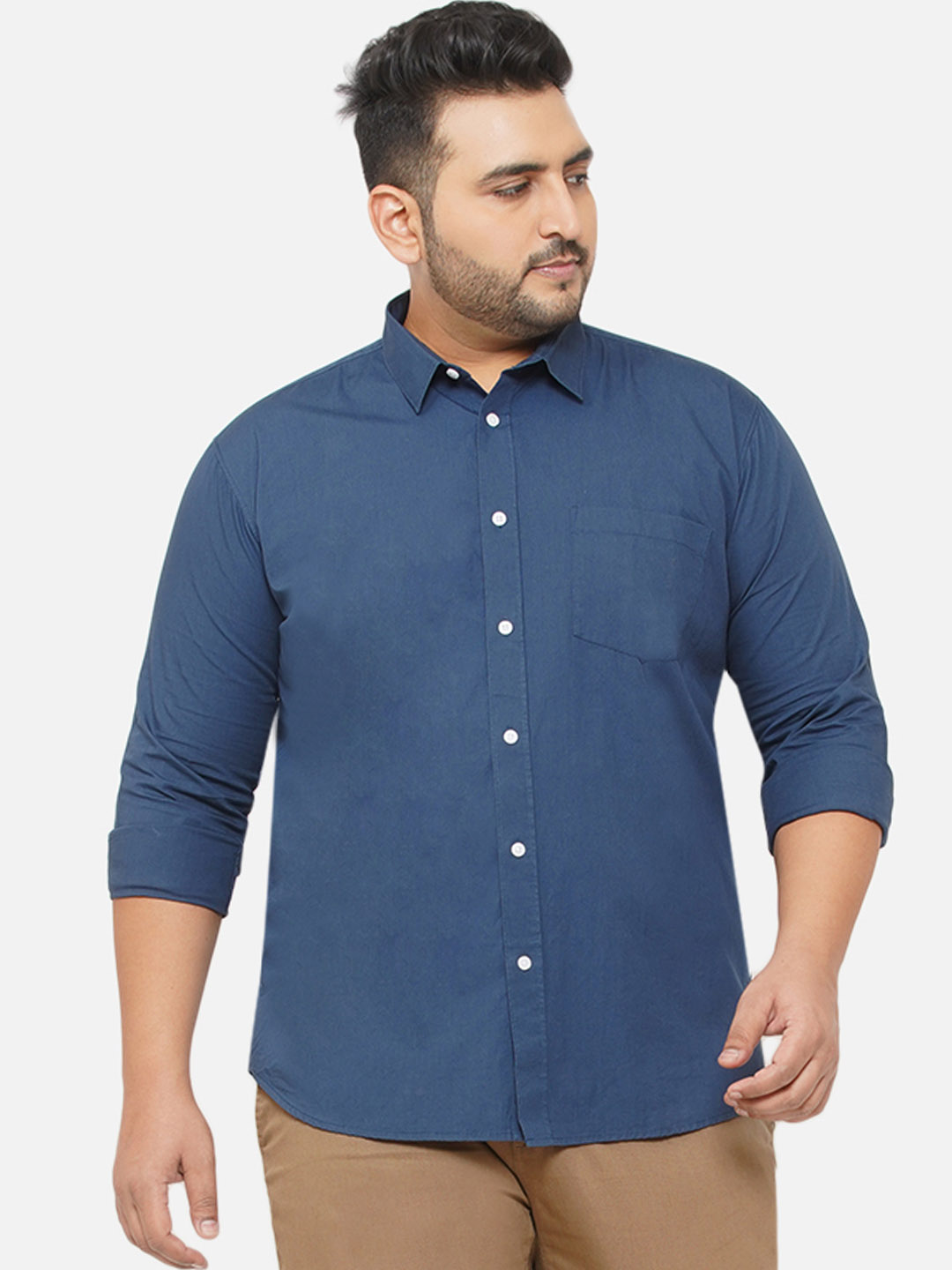 Solid Blue Shirt