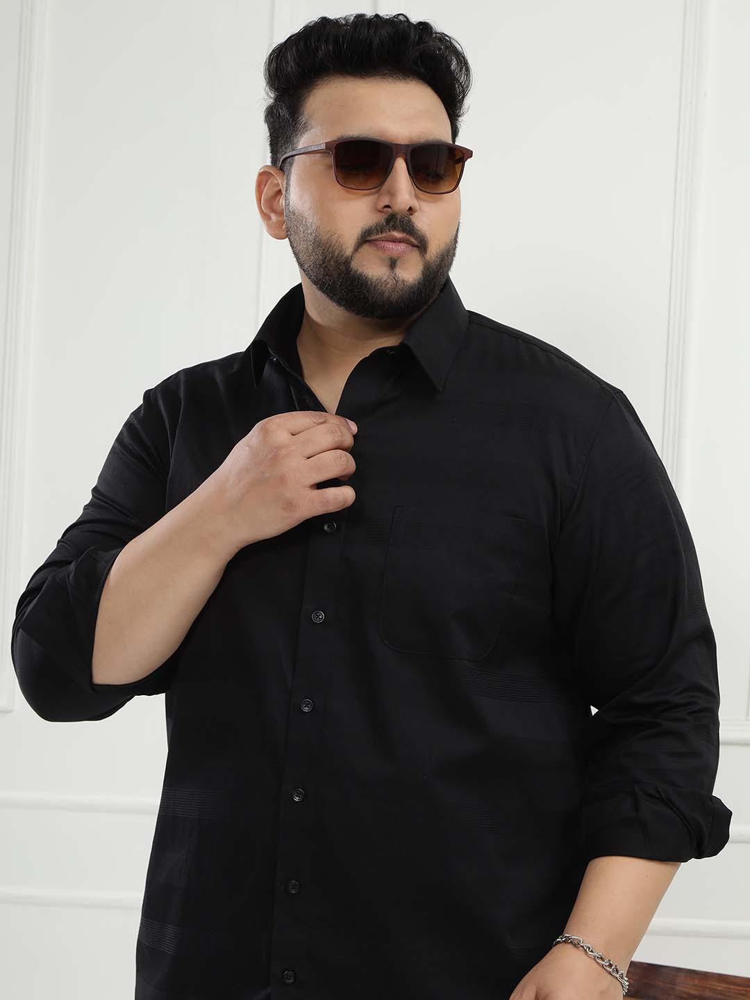 Onyx Crest Formal Shirt