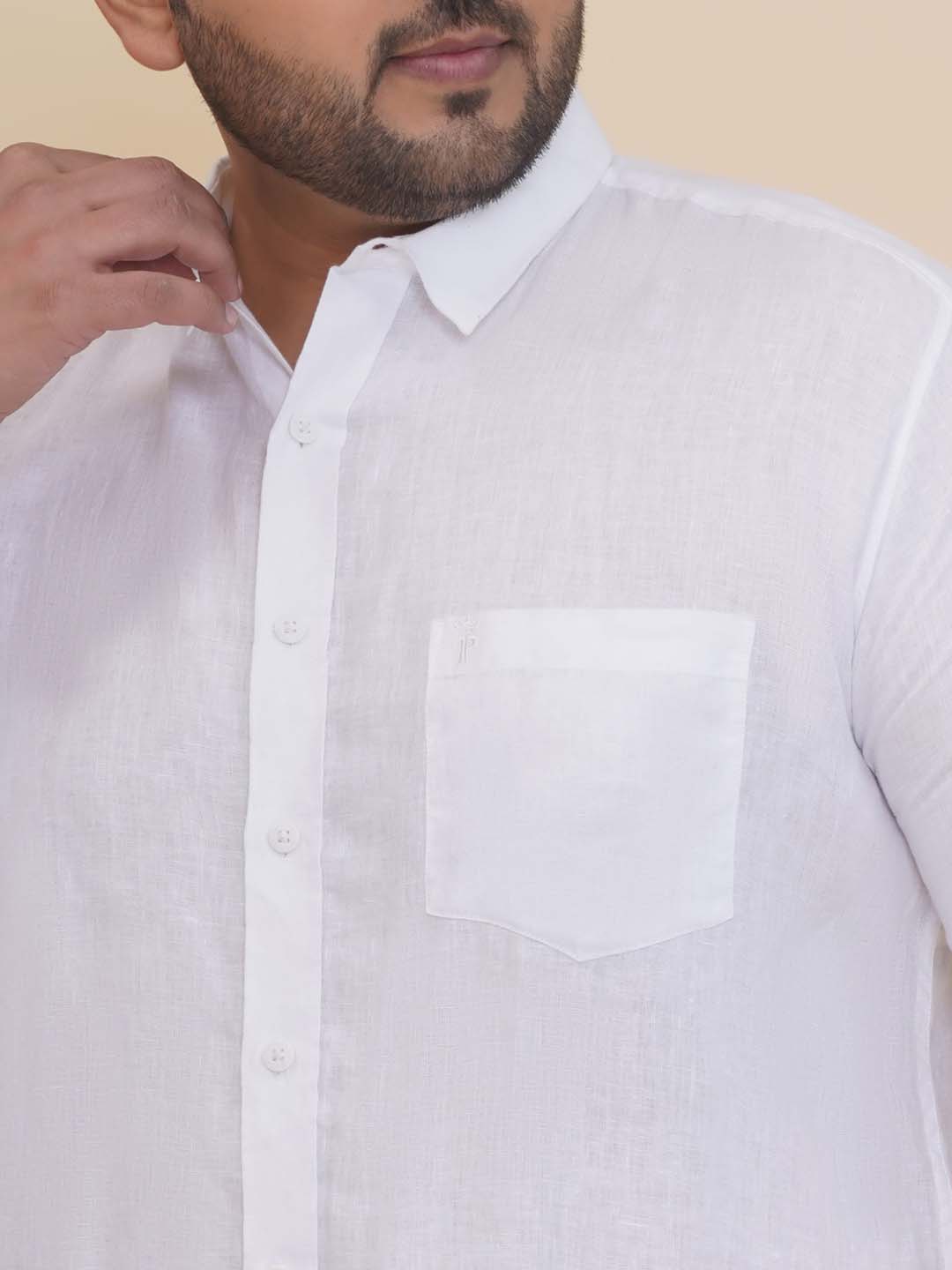 White Linen Shirt