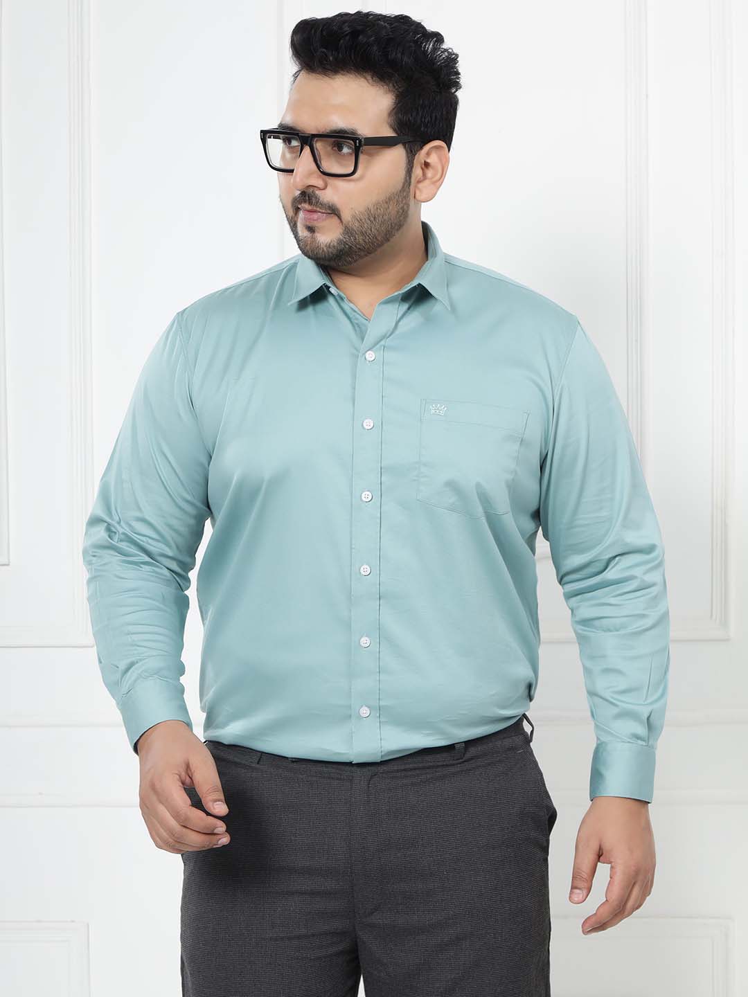 Turquoise Flow Formal Shirt