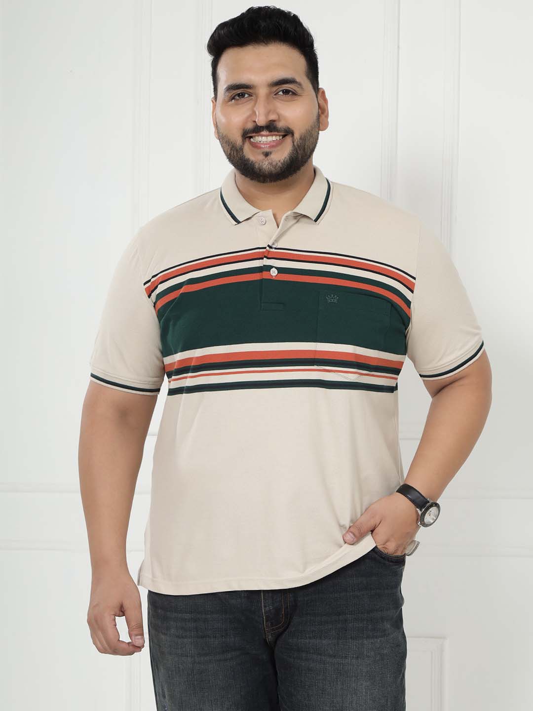 Classic Stripe Polo