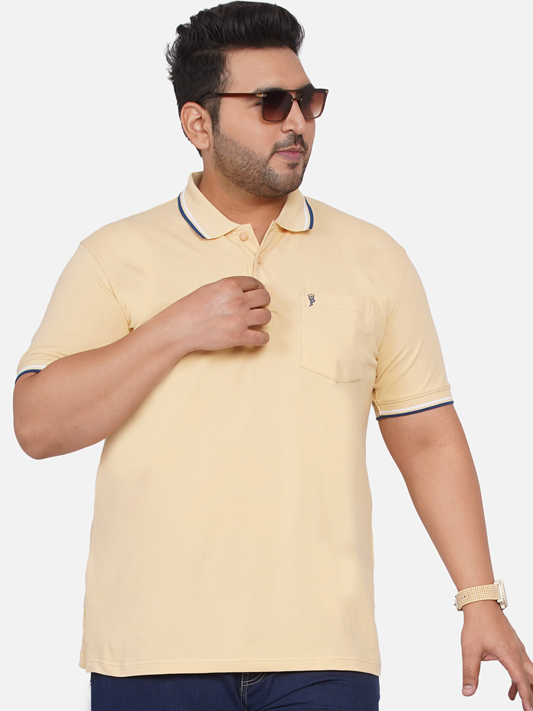 Sand Tone Stretch Premium Polo