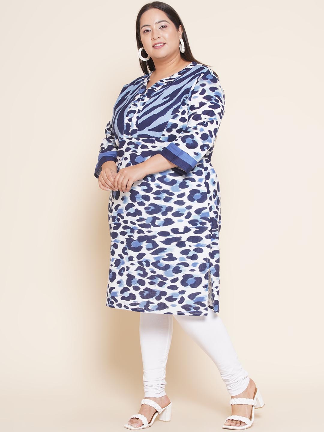 Indigo Animal Printed Kurti